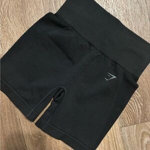 Gymshark Black High-Rise Bike Shorts